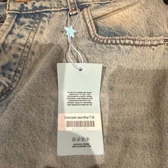Revice oversized jeans, NEW with tags. Smoke free, cat free house. - Picture 5 of 5